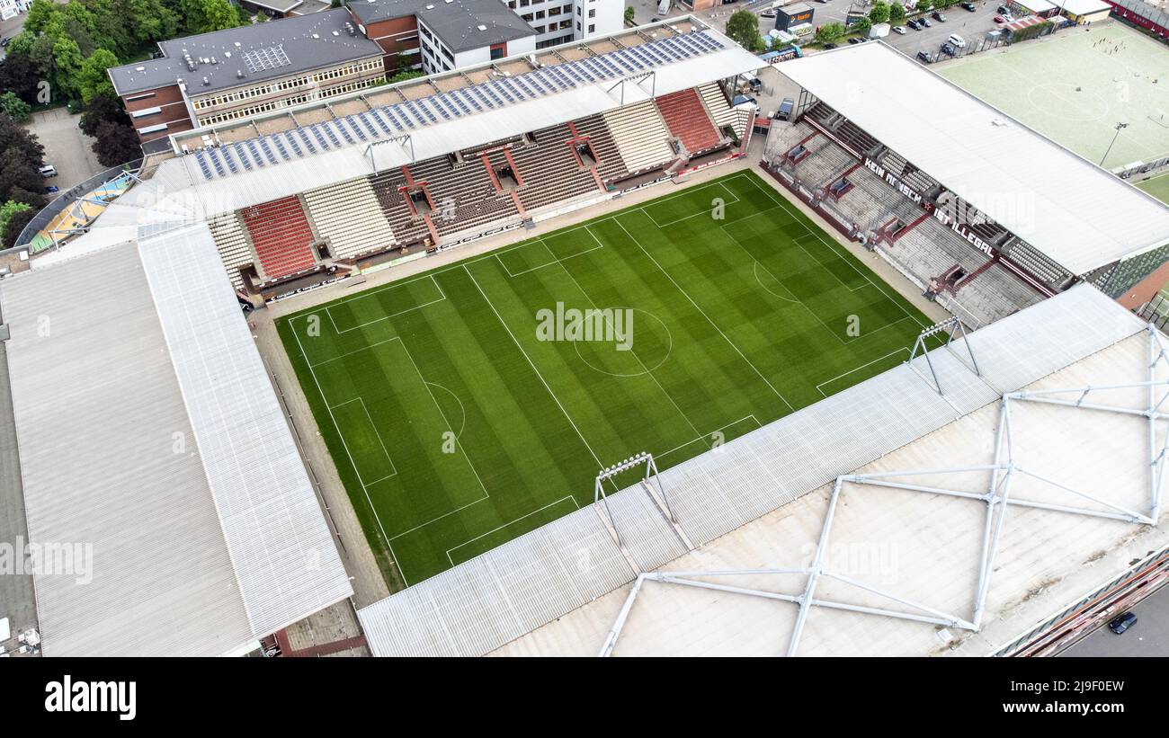 Millerntor-Stadion, Millerntor Stadium, sede del FC St Pauli, Amburgo, Germania Foto Stock