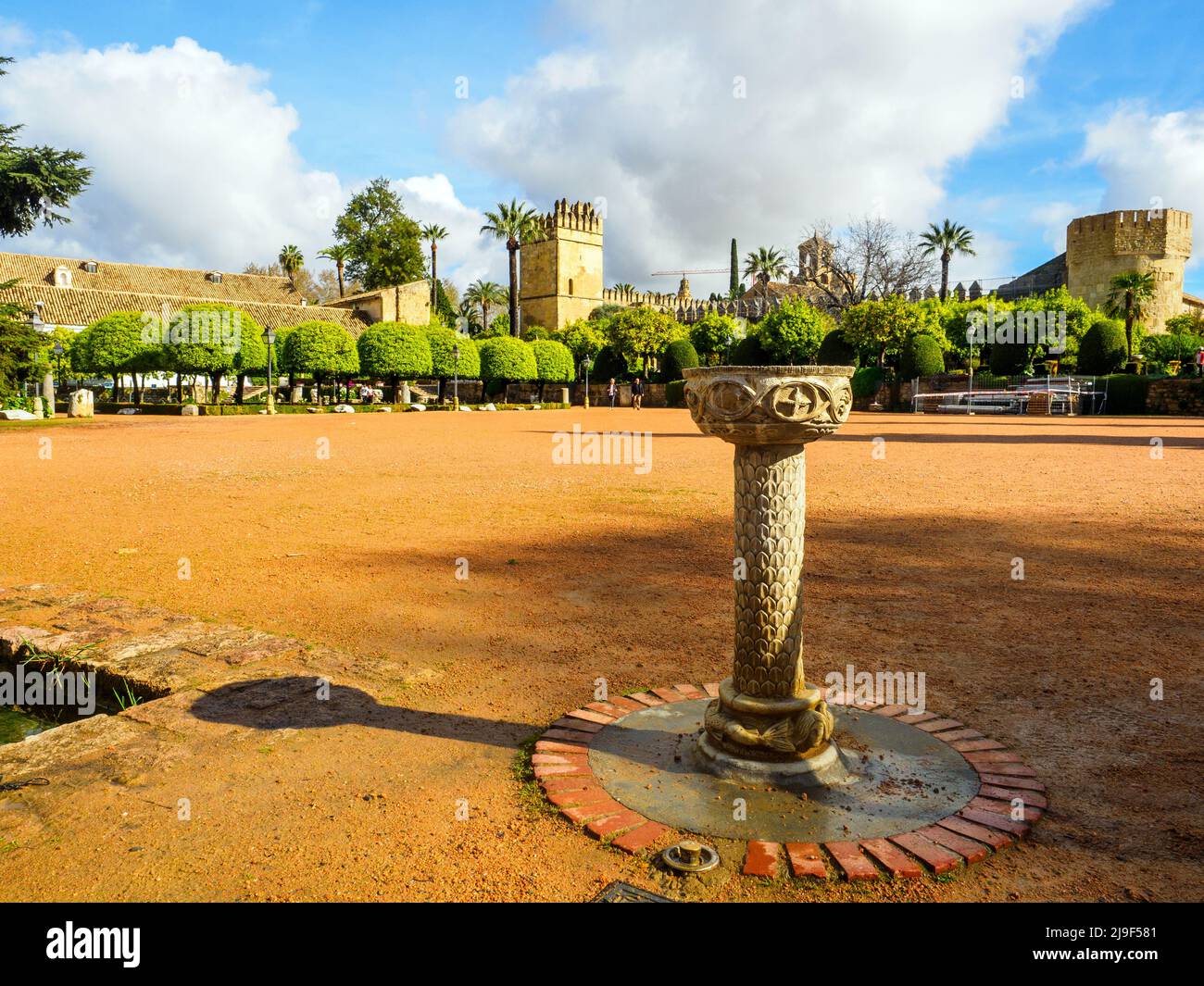 Giardini dell'Alcazar de los Reyes Cristianos - Cordoba, Spagna Foto Stock