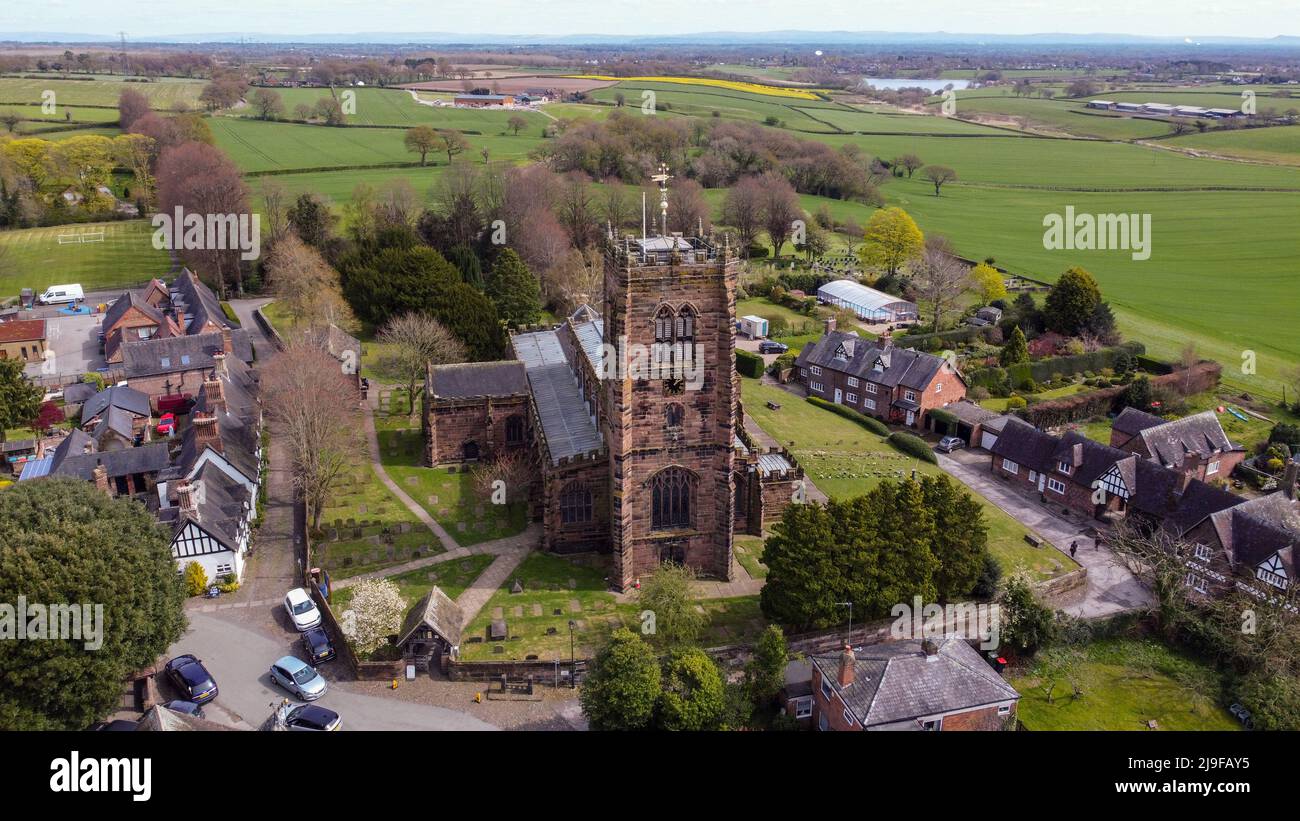 Great Budworth , Cheshire 2022 . Chiesa Foto Stock