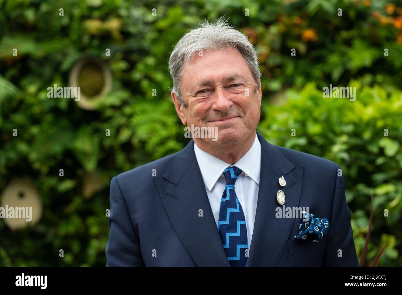 Londra, Regno Unito. 23 maggio 2022. Celebrità giardiniere Alan Titchmarch al giorno stampa del RHS Chelsea Flower Show nei terreni del Royal Hospital Chelsea. Lo spettacolo si svolge fino al 28 maggio 2022. Credit: Stephen Chung / Alamy Live News Foto Stock