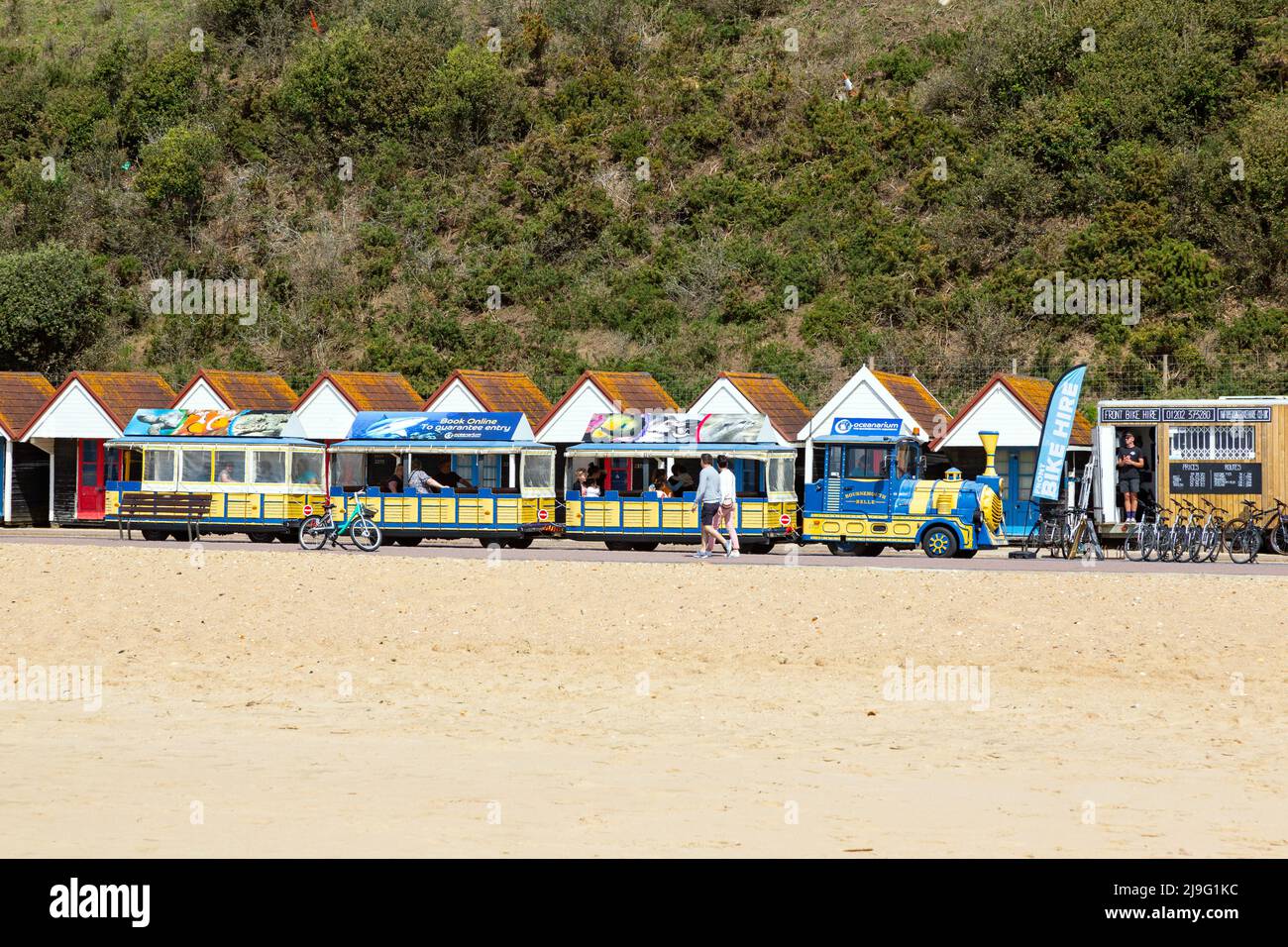 Bournemouth Belle Land treno Bournemouth, Dorset, Inghilterra, Regno Unito. Foto Stock