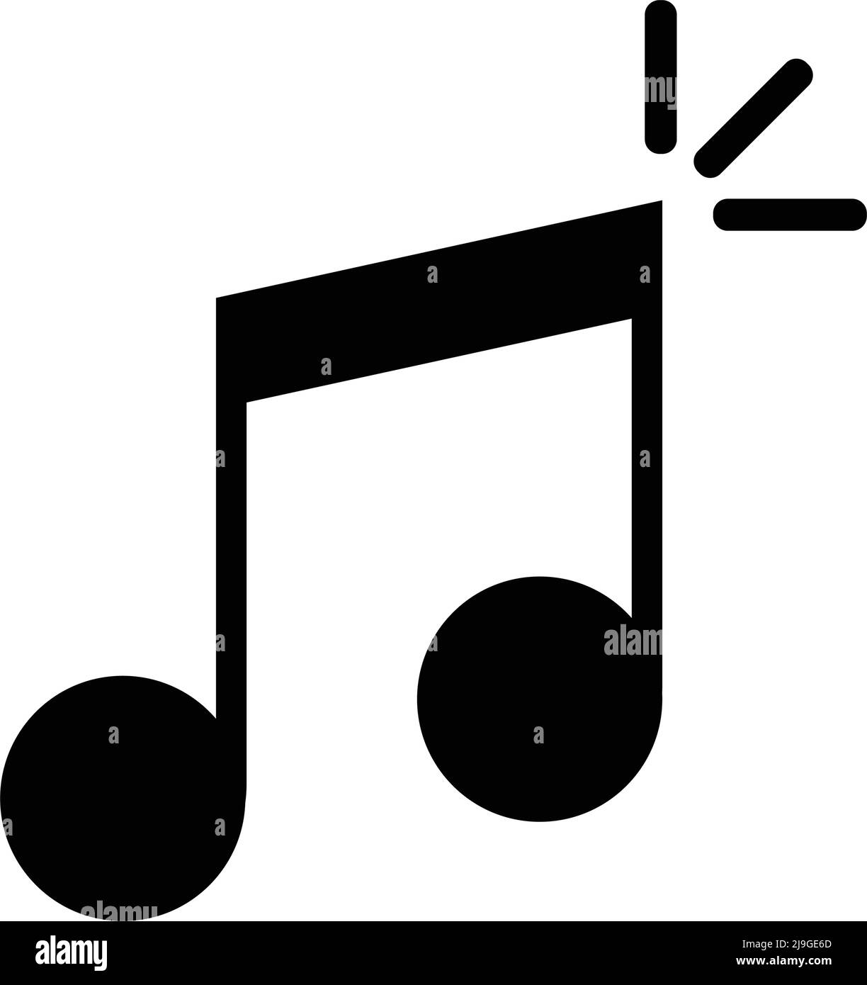 Music note symbols Immagini Vettoriali Stock - Pagina 2 - Alamy