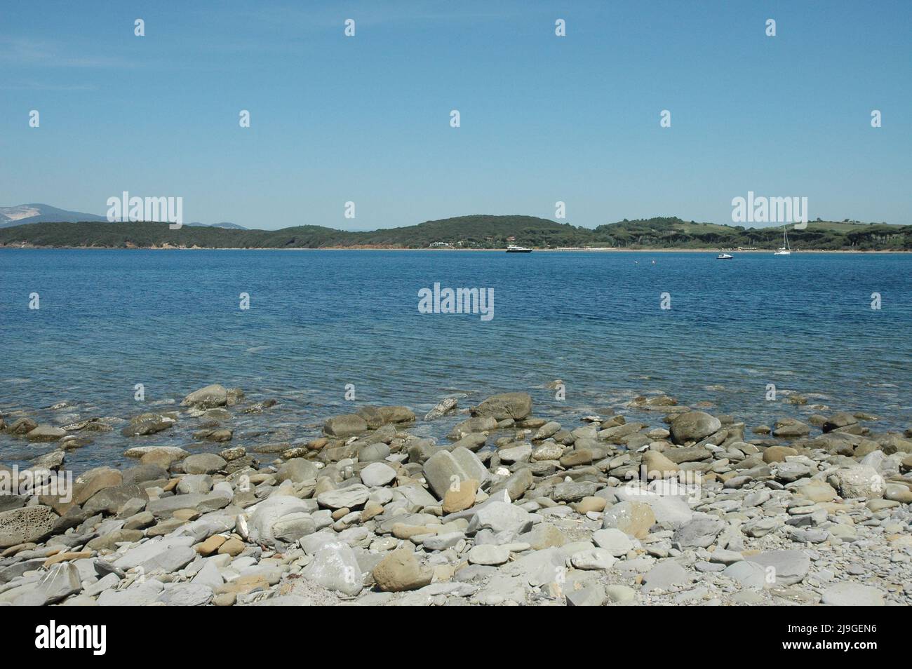 Mare del Golfo di Baratti. (Livorno) Foto Stock