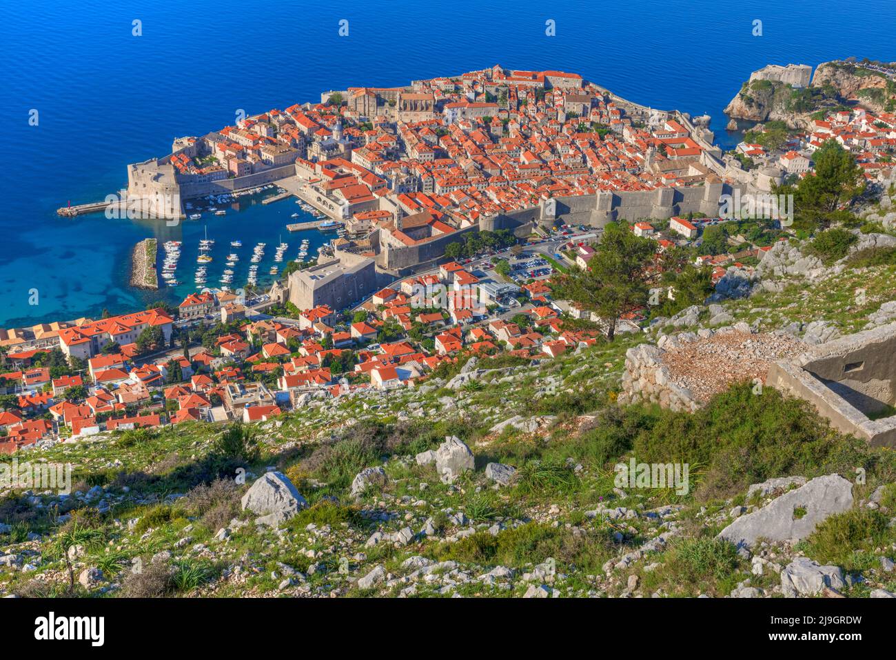 Dubrovnik, Dalmazia, Croazia, Europa Foto Stock