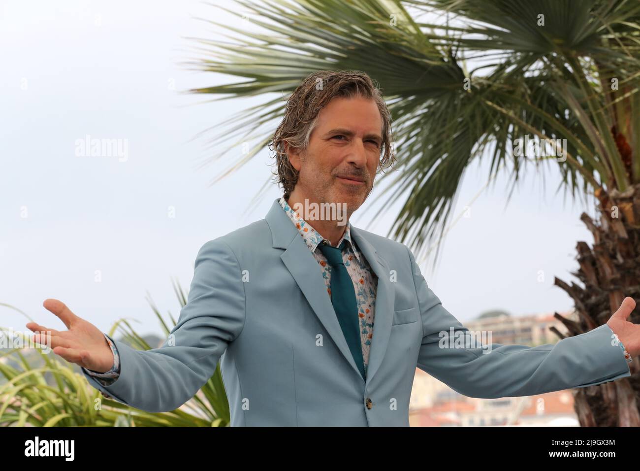 Cannes, Francia. 23rd maggio 2022. Direttore Brett Morgen al Moonage Daydream film photo call al Cannes Film Festival 75th. Credit: Doreen Kennedy/Alamy Live News. Foto Stock