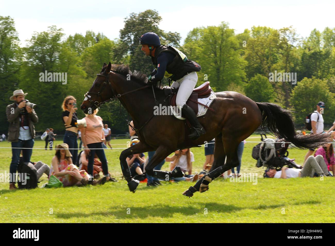 Ugo Provasi - Shadd'OC - Cross Country al Badminton Horse Trials 2022 Foto Stock