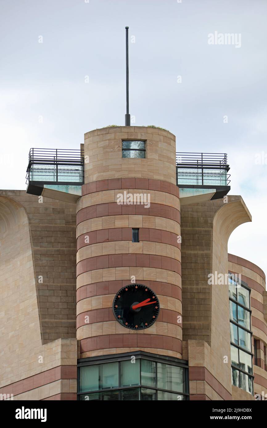 1 Poultry progettato da James Stirling nella città di Londra Foto Stock