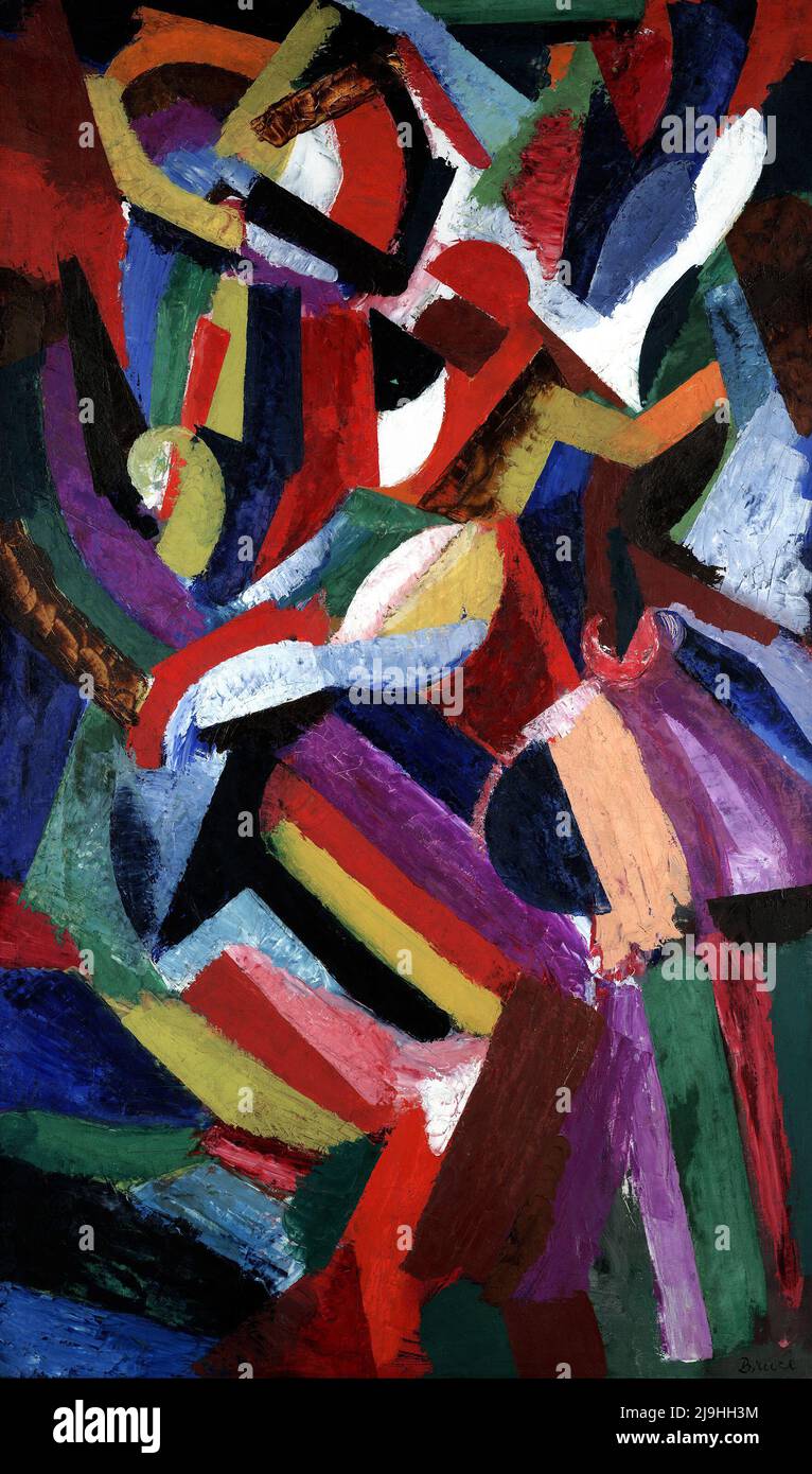 Arte di Patrick Henry Bruce - composizione III (1916) Foto Stock