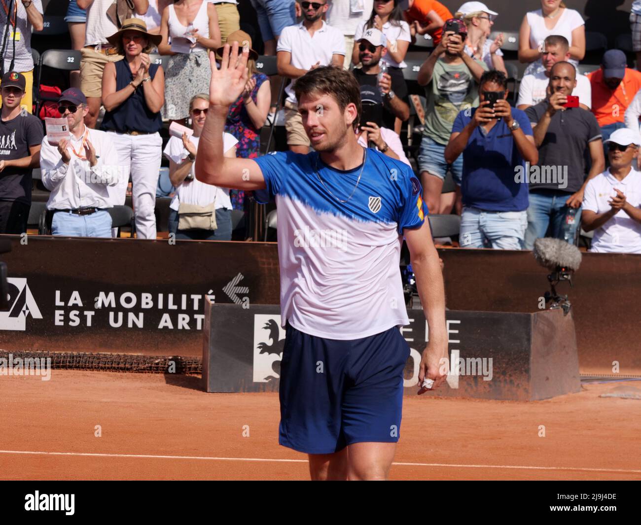 DC.NORRIE (GBR)Vincitore della finale contro A.MOLCAN (SVK) durante il torneo Open Parc Auvergne-Rho?ne-Alpes Lyon 2022, ATP 250 Tennis il 21 maggio 2022 a Foto Stock