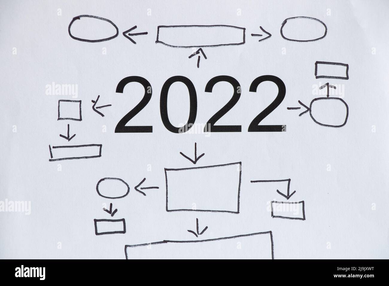 diagramma geometrico per il layout aziendale, il modello di presentazione e il report finanziario. Visualizzazione dei dati con cartografia su white paper, business plan Foto Stock