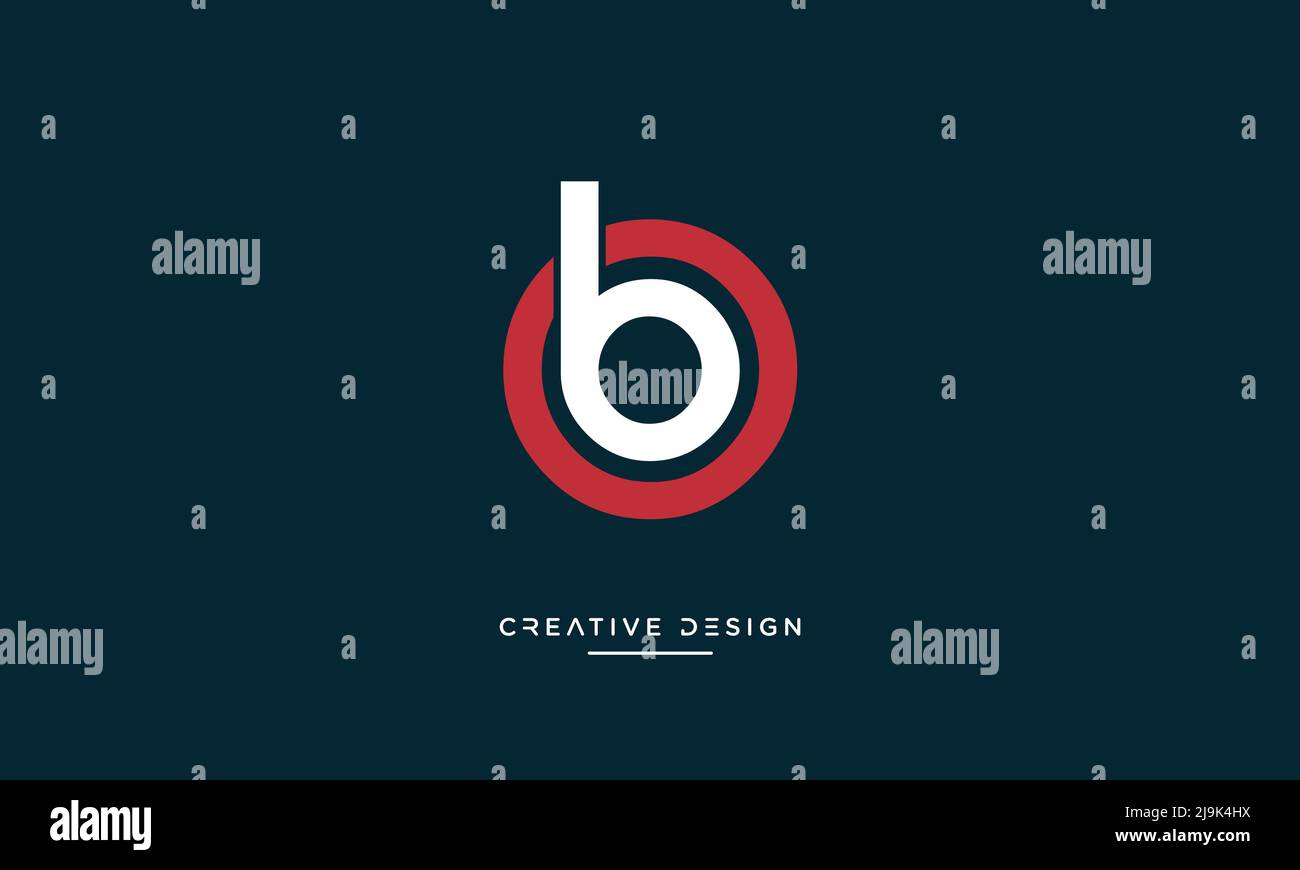 Alfabeto lettere OST, modello vettoriale logo astratto BO Illustrazione Vettoriale