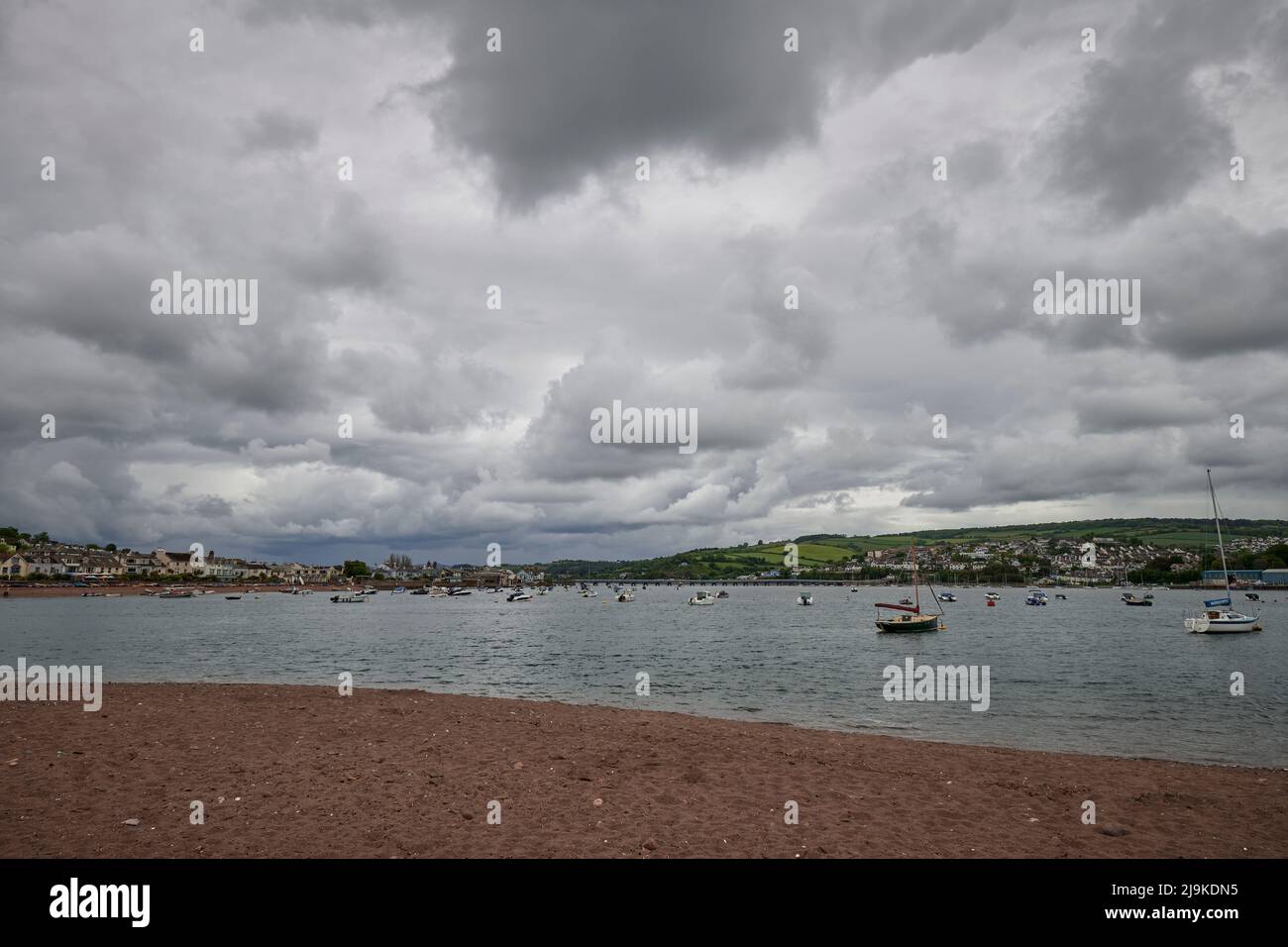 Estuario di Teignmouth, Devon Foto Stock