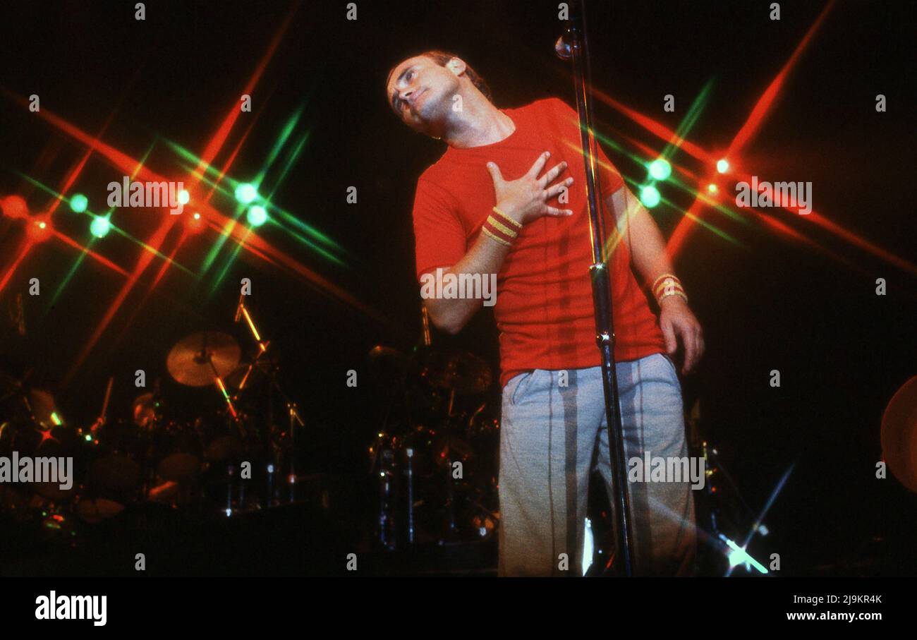 Genesis 1981 Abacab Tour Germania Foto Stock