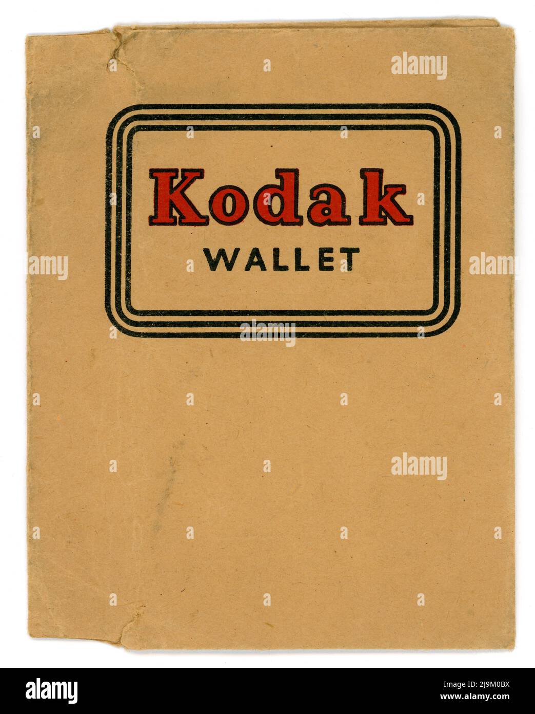 Il portafoglio fotografico Kodak originale degli anni '30, utilizzato da un cliente britannico nel 1937, Regno Unito Foto Stock
