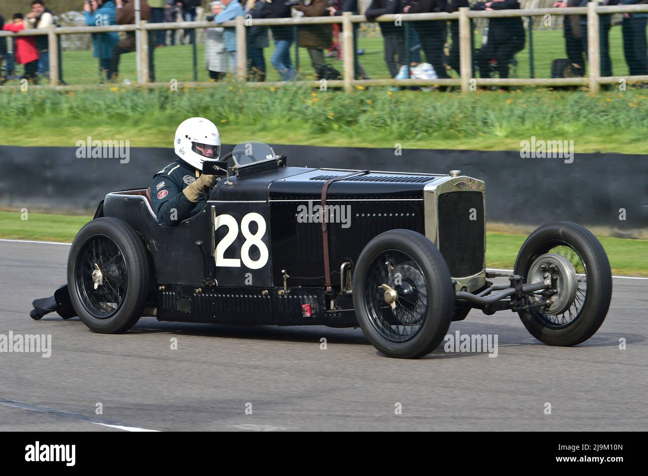 Jeremy Brewster, Frazer Nash Geoghegan Special, a F P Fane Trophy, un singolo pilota, gara di venti minuti per la catena pre-guerra, Frazer Nash, Goodwood Foto Stock