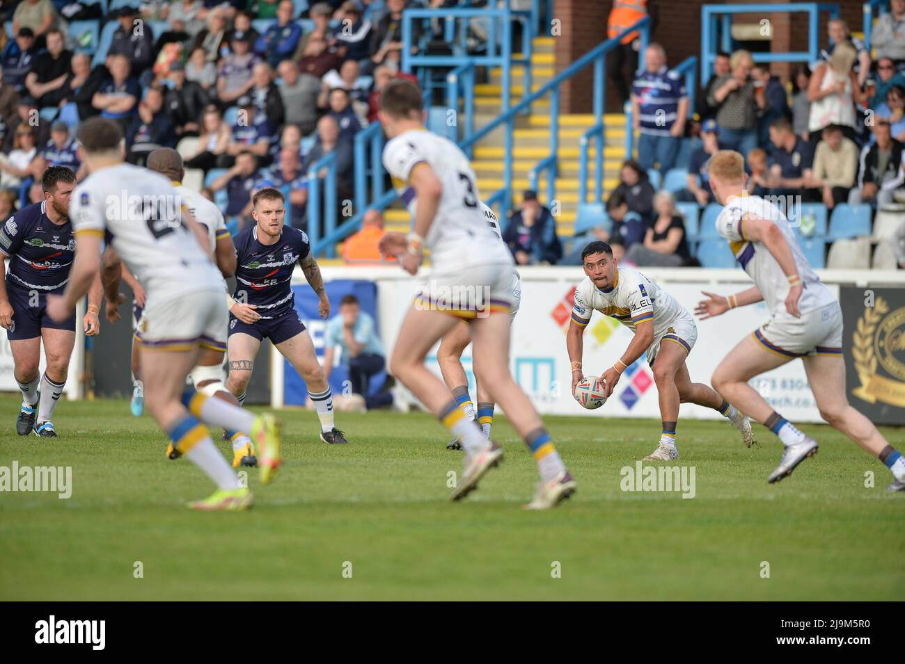 Featherstone, Inghilterra - 21st maggio 2022 - Rugby League Betfred Championship Featherstone Rovers vs Whitehaven RLFC al Millenium Stadium, Featherstone, Regno Unito Dean Williams Foto Stock