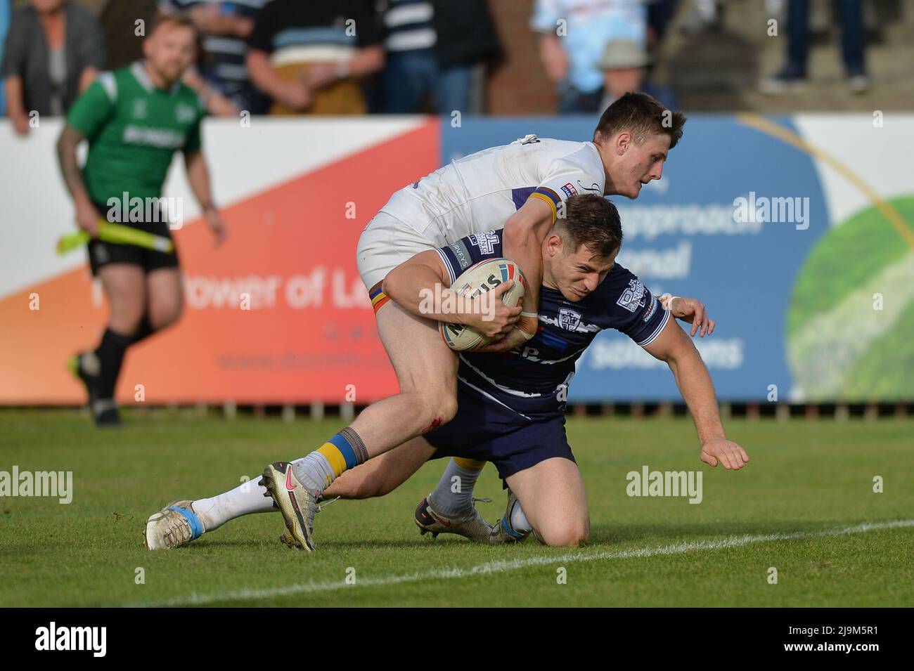 Featherstone, Inghilterra - 21st maggio 2022 - Rugby League Betfred Championship Featherstone Rovers vs Whitehaven RLFC al Millenium Stadium, Featherstone, Regno Unito Dean Williams Foto Stock