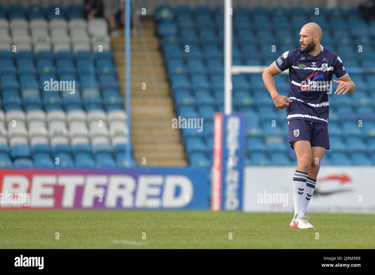 Featherstone, Inghilterra - 21st Maggio 2022 - Johnathon Ford di Featherstone Rovers. Rugby League Betfred Championship Featherstone Rovers vs Whitehaven RLFC al Millenium Stadium, Featherstone, Regno Unito Dean Williams Foto Stock