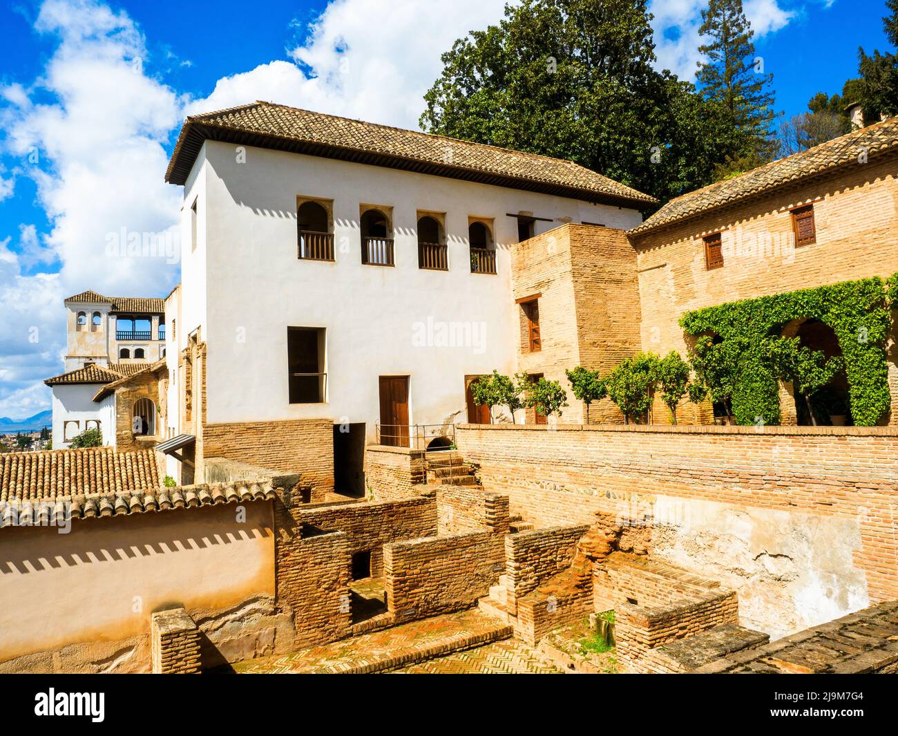 Il complesso Generalife - Alhambra - Granada, Spagna Foto Stock