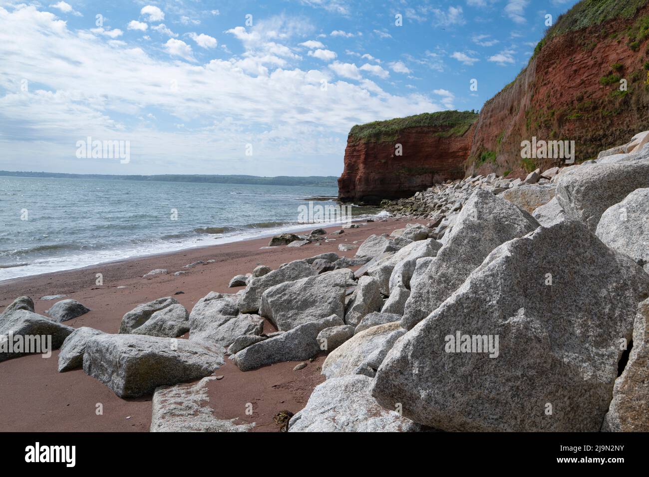 Hollicombe Beach Devon Foto Stock