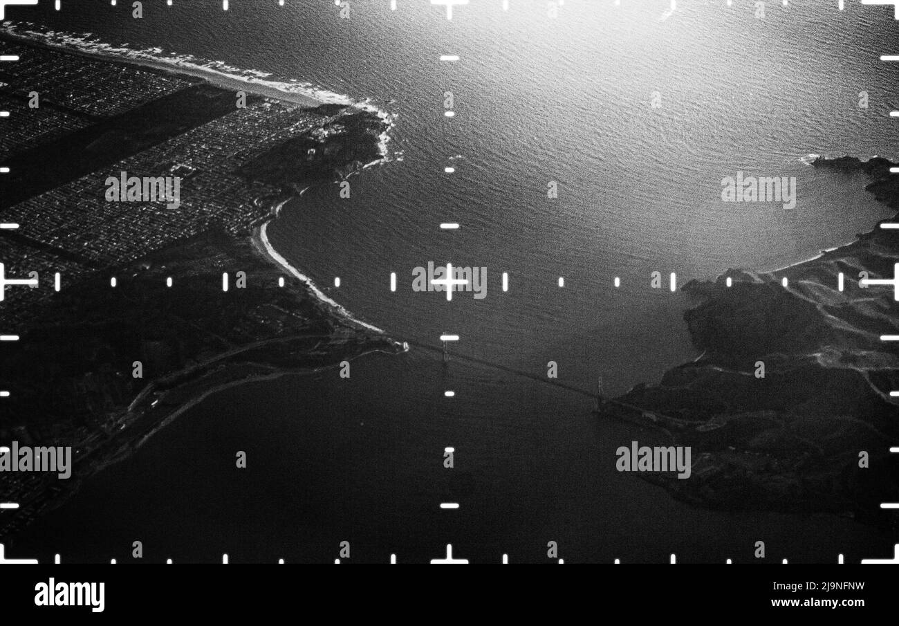 Un'immagine dell'antenna satellitare spia Foto Stock