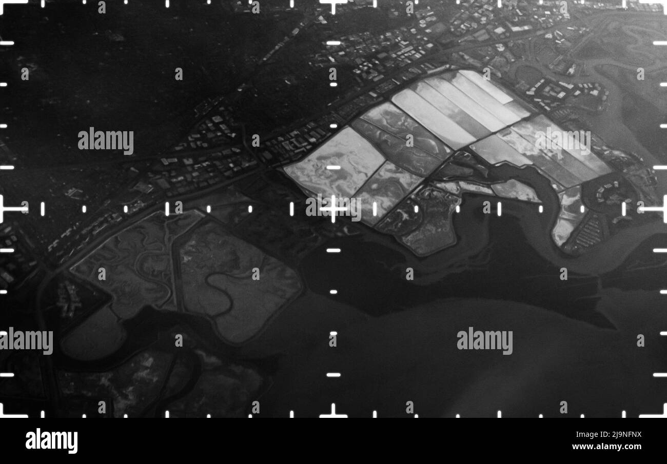 Un'immagine dell'antenna satellitare spia Foto Stock