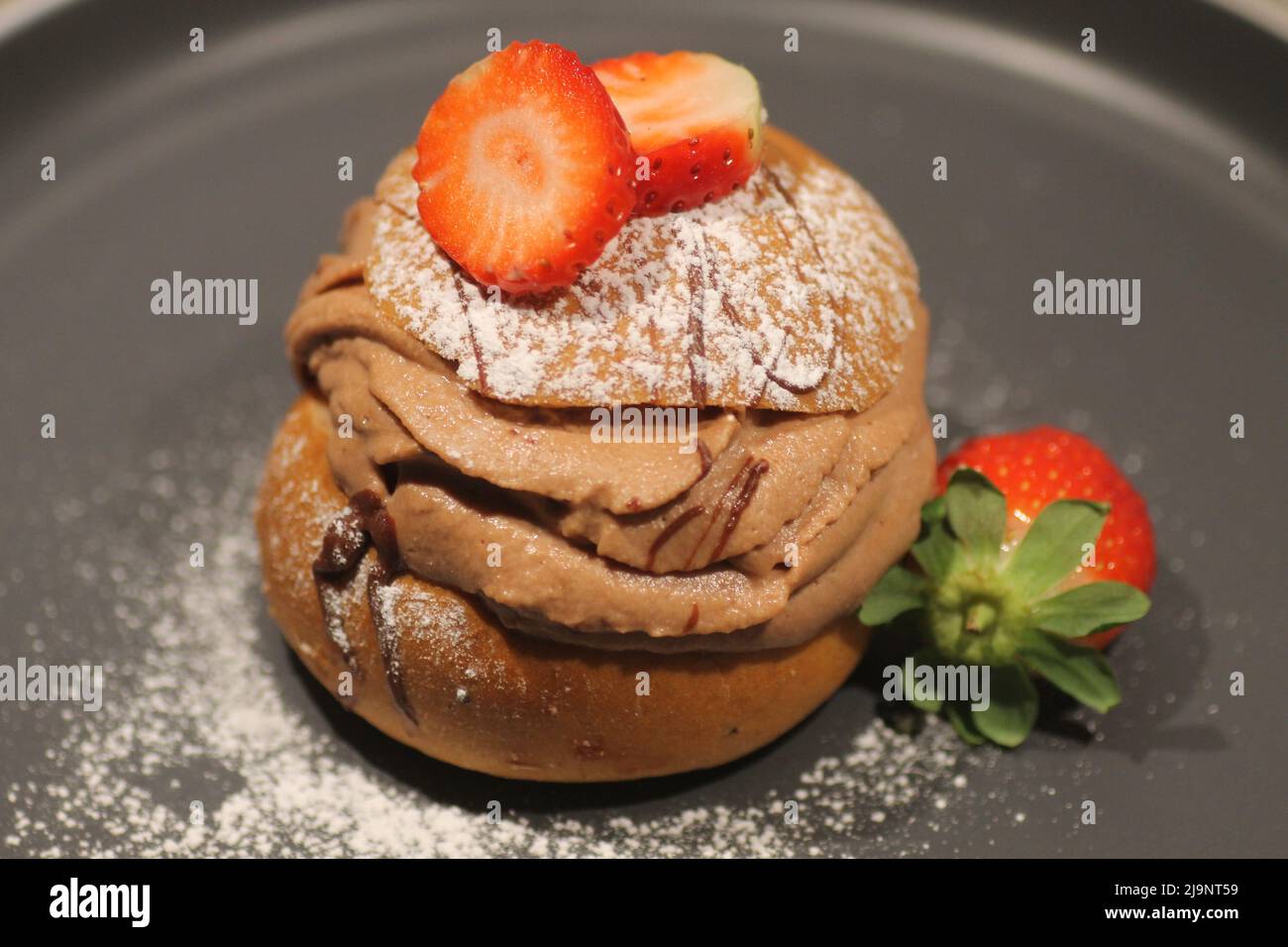 Amante degli animali e del cibo Foto Stock