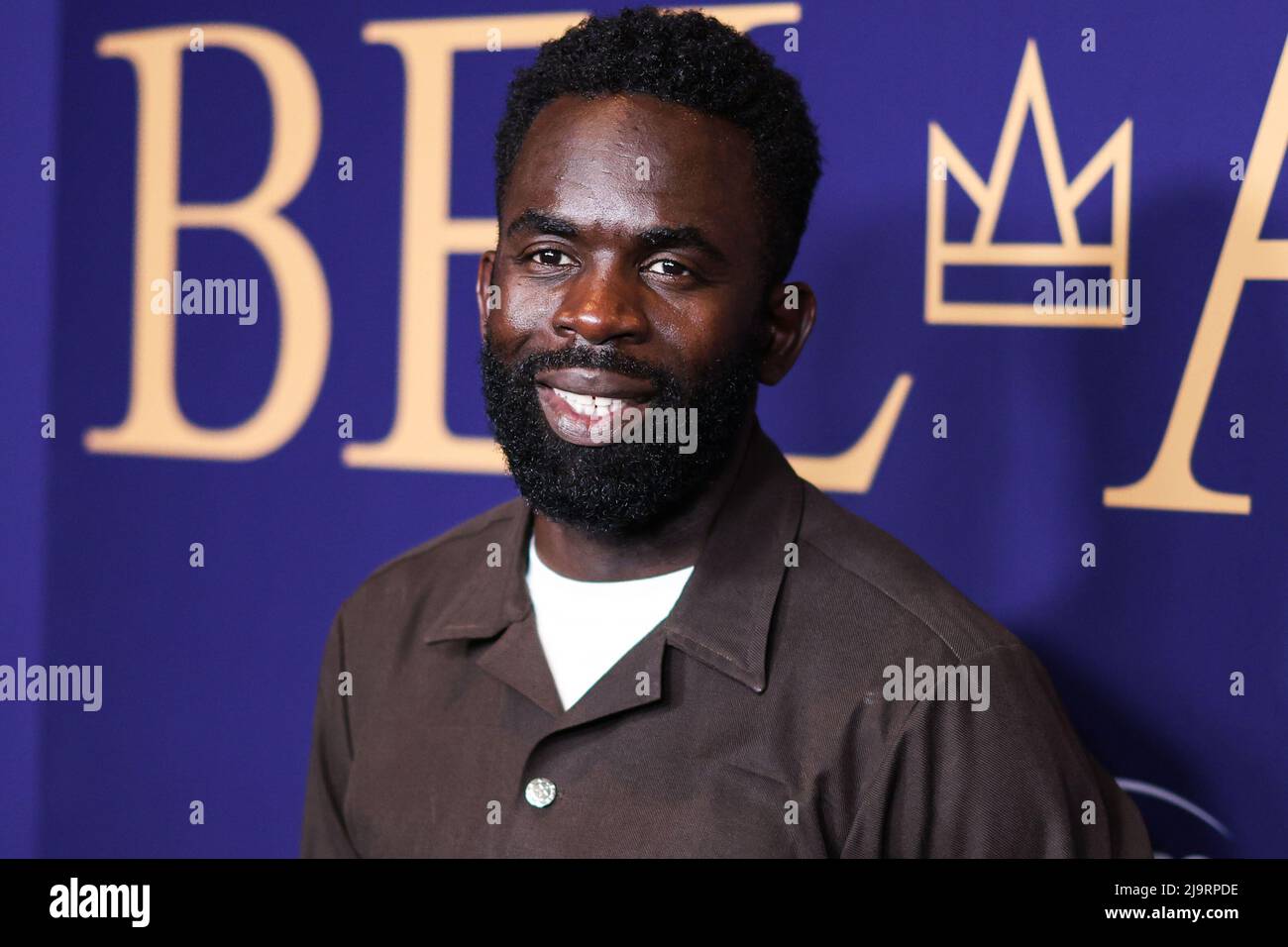 HOLLYWOOD, LOS ANGELES, CALIFORNIA, USA - MAGGIO 24: L'attore televisivo britannico Jimmy Akingbola arriva al FYC Event della NBCUniversal per 'Bel-Air' tenuto presso la NBCU FYC House il 24 Maggio 2022 a Hollywood, Los Angeles, California, Stati Uniti. (Foto di Xavier Collin/Image Press Agency) Credit: Image Press Agency/Alamy Live News Foto Stock