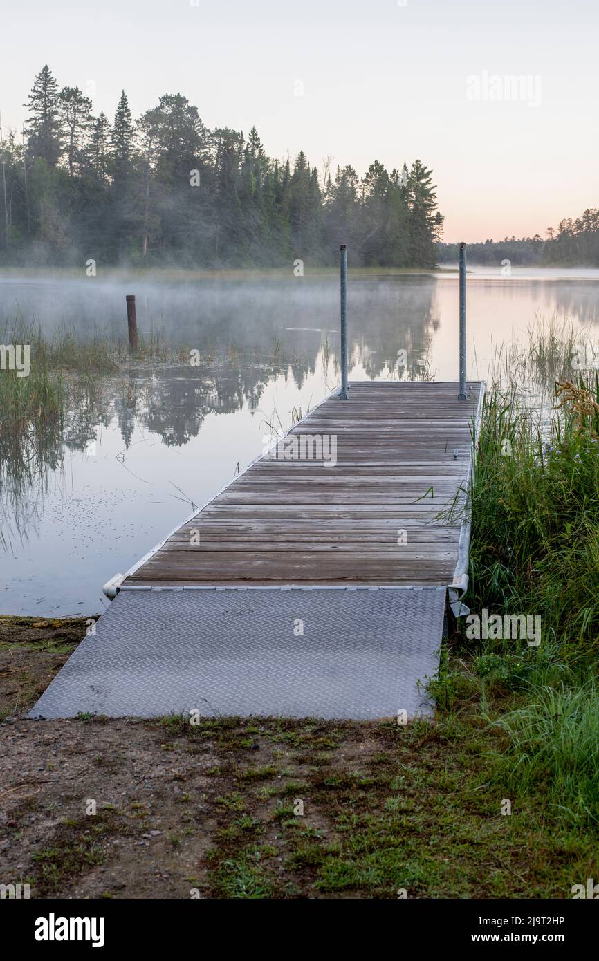 USA, Minnesota, Itasca state Park, Lake Itasca Foto Stock