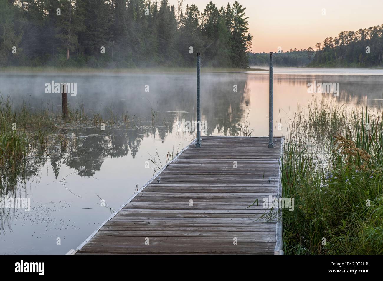 USA, Minnesota, Itasca state Park, Lake Itasca Foto Stock