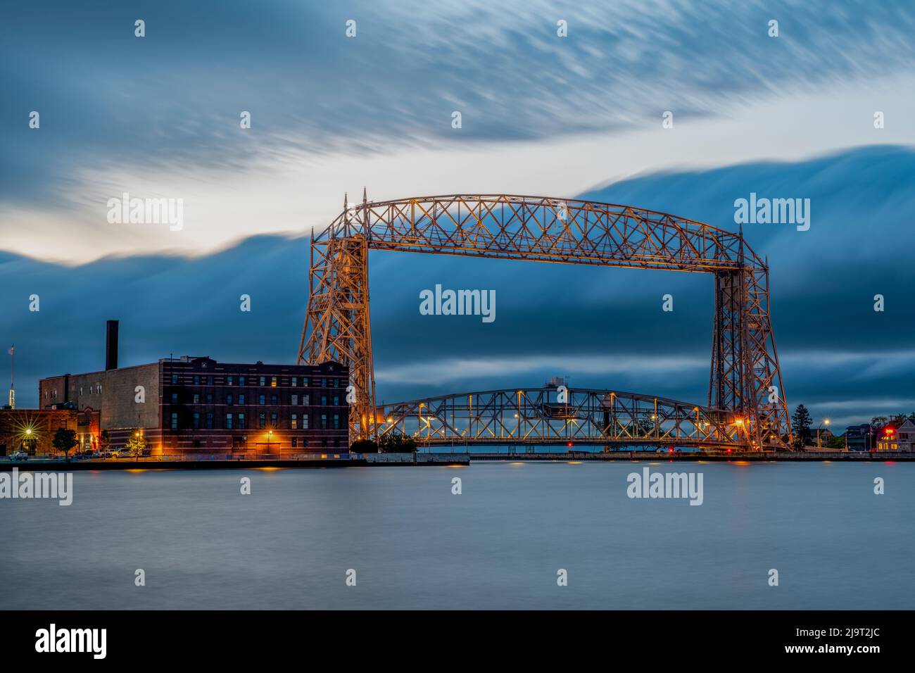 USA, Minnesota, Duluth, Park Point, passeggiata sul lungomare di Dunes Foto Stock