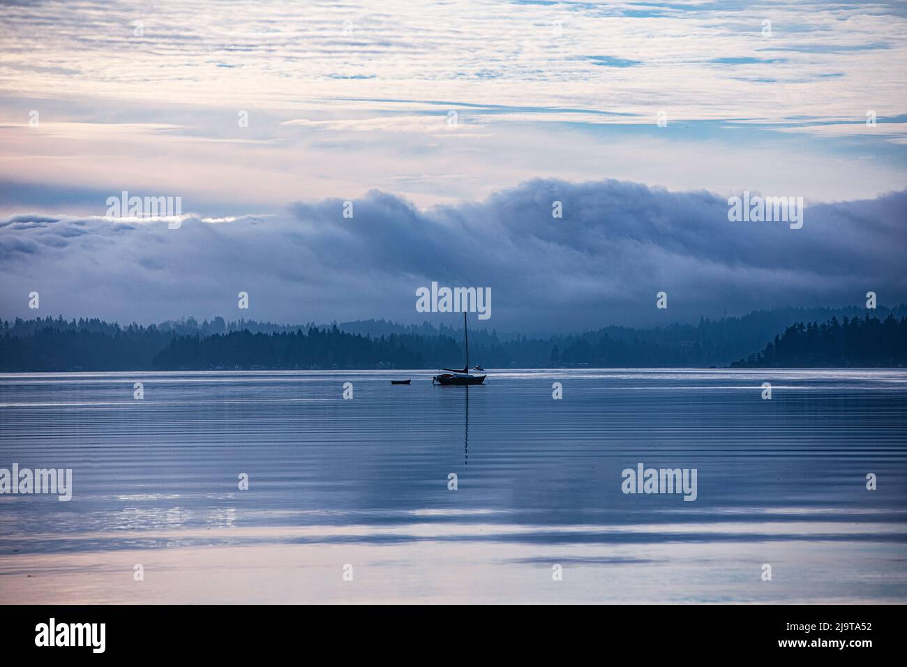 Puget Sound, Silverdale, Kitsap Peninsula, Washington state, USA. Foto Stock