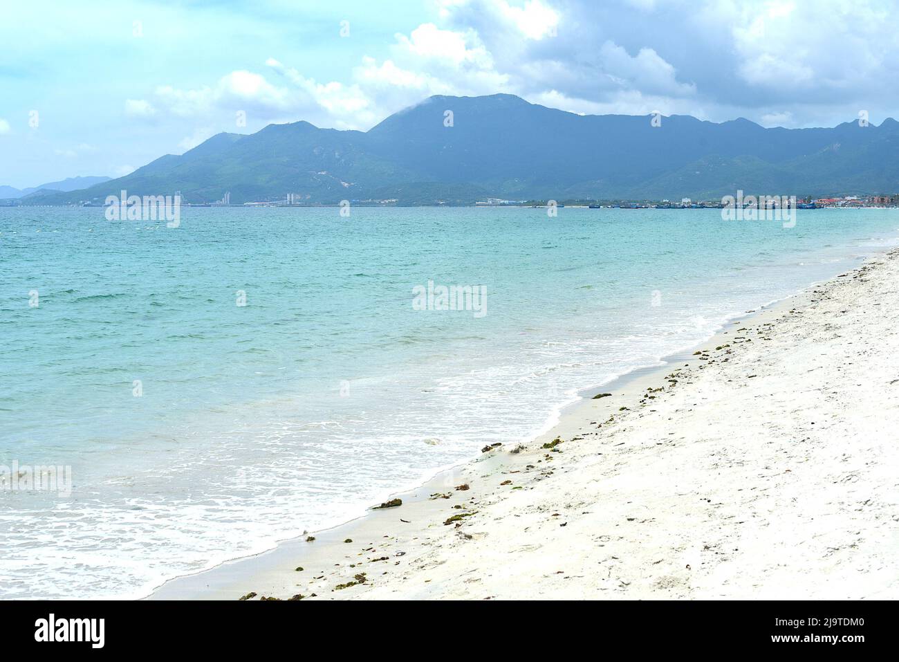 DOC Let spiaggia del Vietnam con sabbia bianca Foto Stock