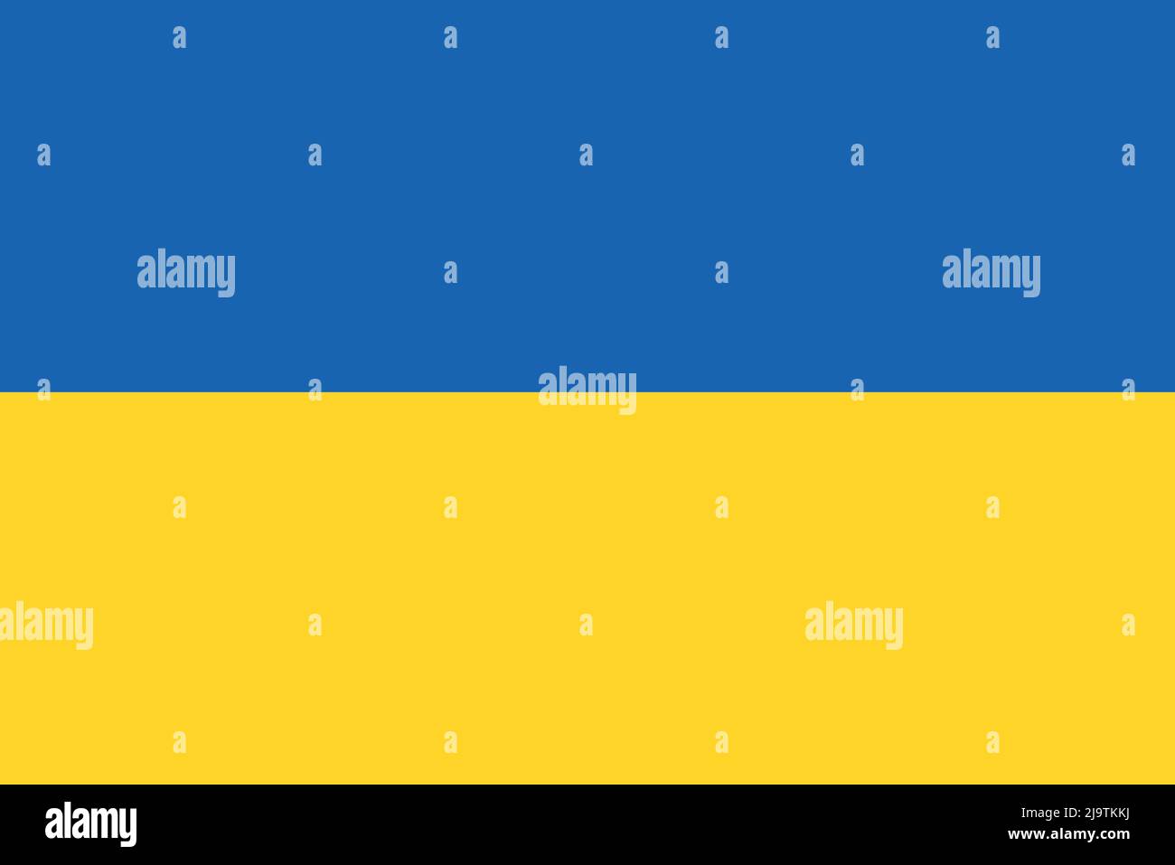 Illustrazione del vettore bandiera ucraino. Ukrain indipendente Illustrazione Vettoriale