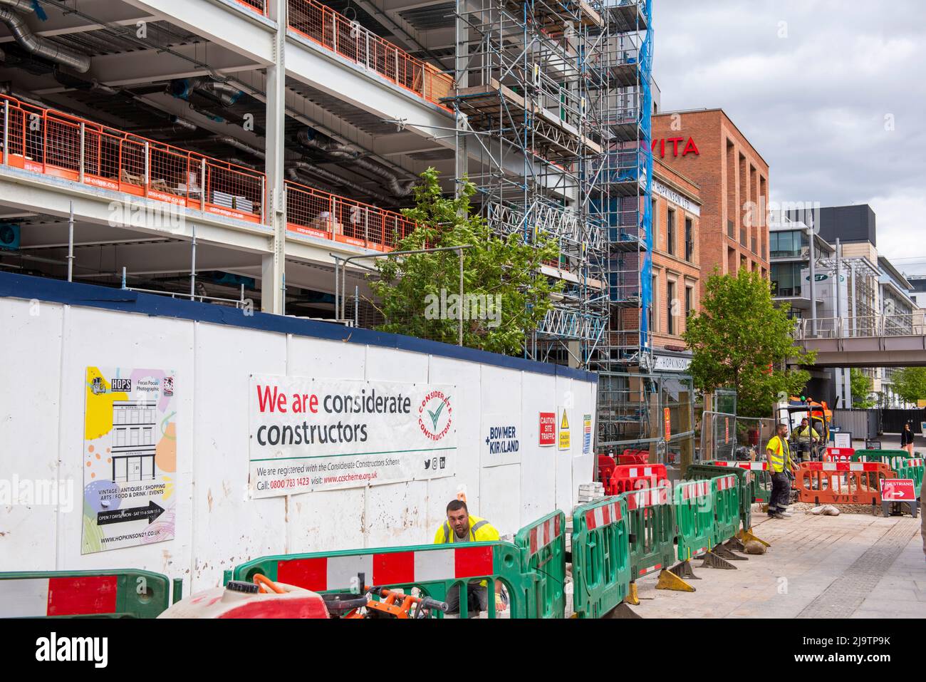 Station Street nel centro di Nottingham 2022 maggio, Nottinghamshire Inghilterra Regno Unito Foto Stock