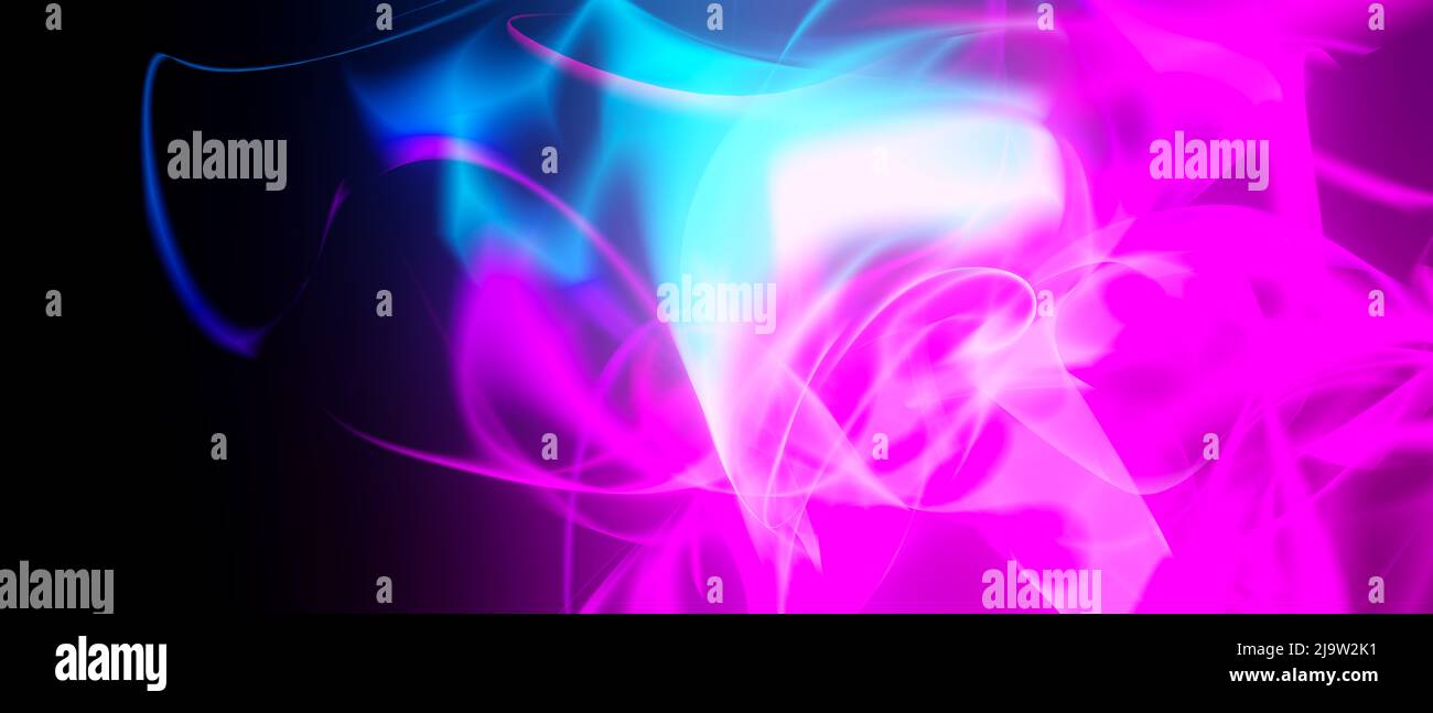 Astratto incredibile luce e fumo rilassante violetto Abstract sfondo Foto Stock