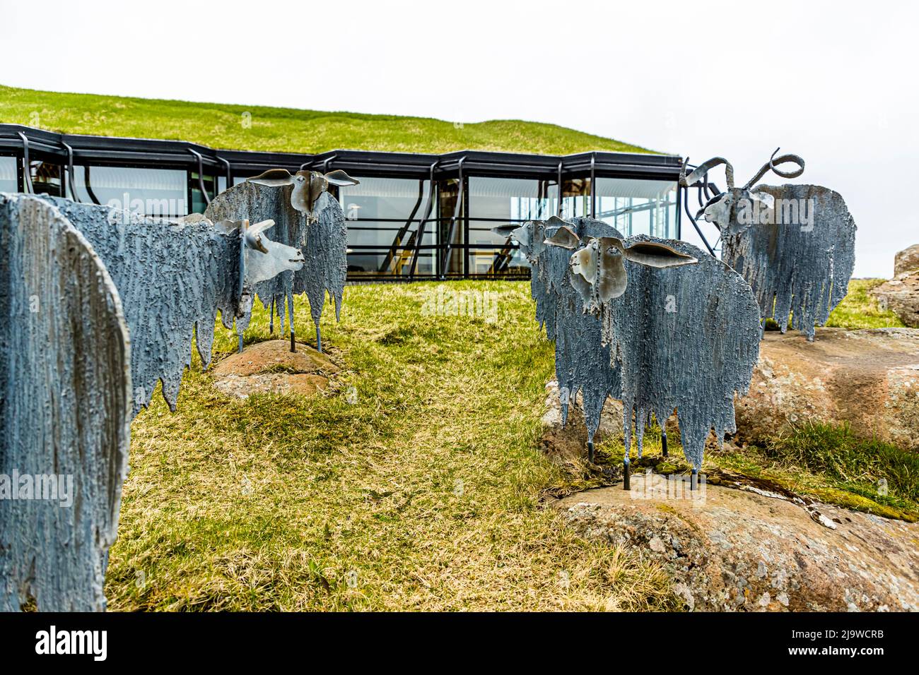 Nordic House a Tórshavn, Isole Faroe Foto Stock