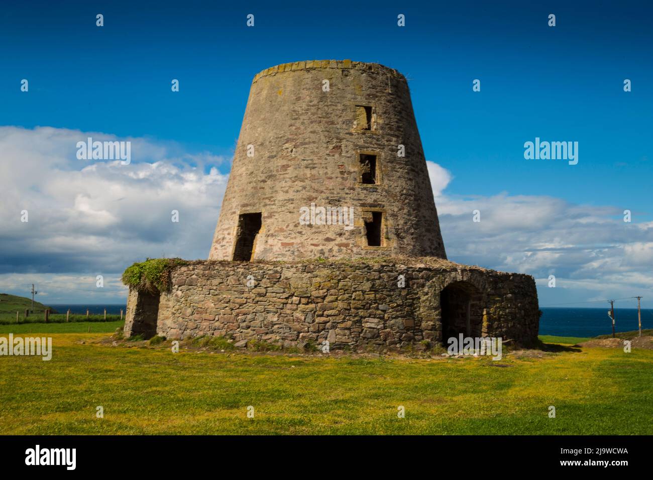 coppa di glenglassaugh e piattino aberdeenshire scozia. Foto Stock