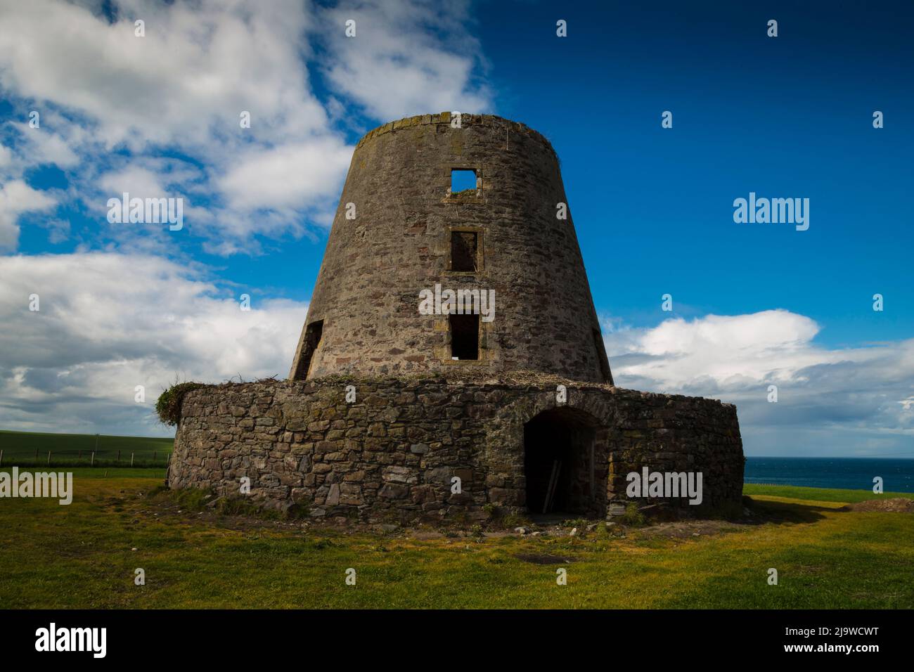 coppa di glenglassaugh e piattino aberdeenshire scozia. Foto Stock