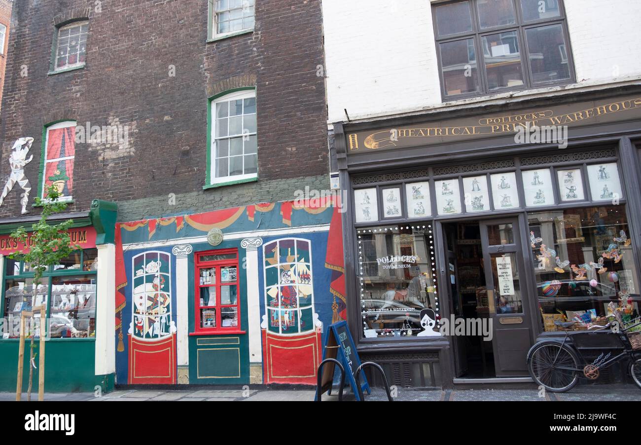 pollock's Toy Museum Street, Londra Foto Stock