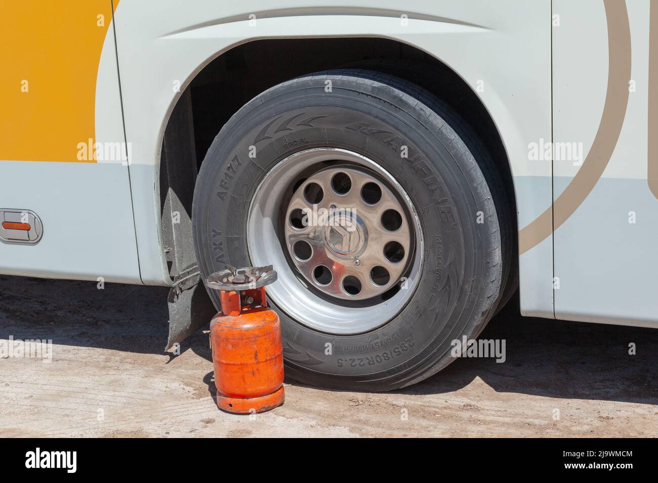 Il posto migliore per preparare una stufa primus per il caffè Foto Stock
