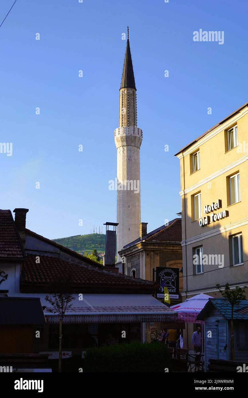 Moschea di Gazi Husrev-beg, Sarajevo, Bosnia-Erzegovina, Balcani, Europa Foto Stock