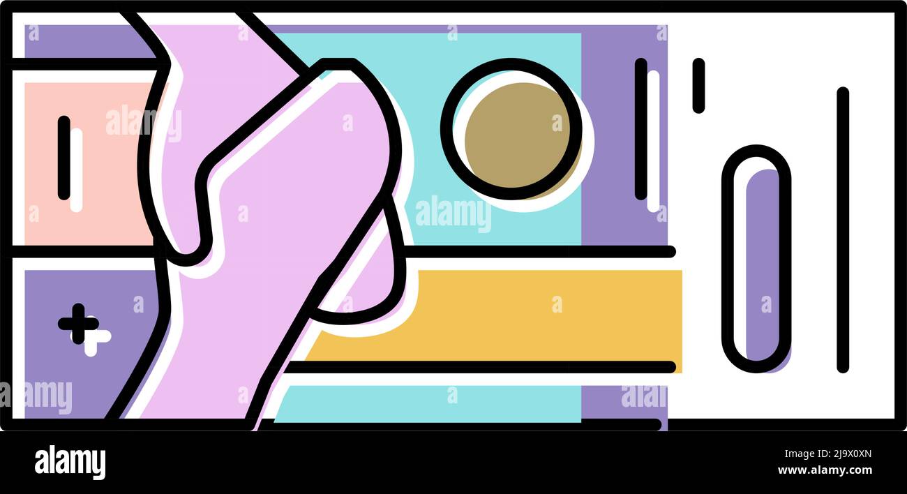 franco chf immagine vettoriale dell'icona a colori Illustrazione Vettoriale