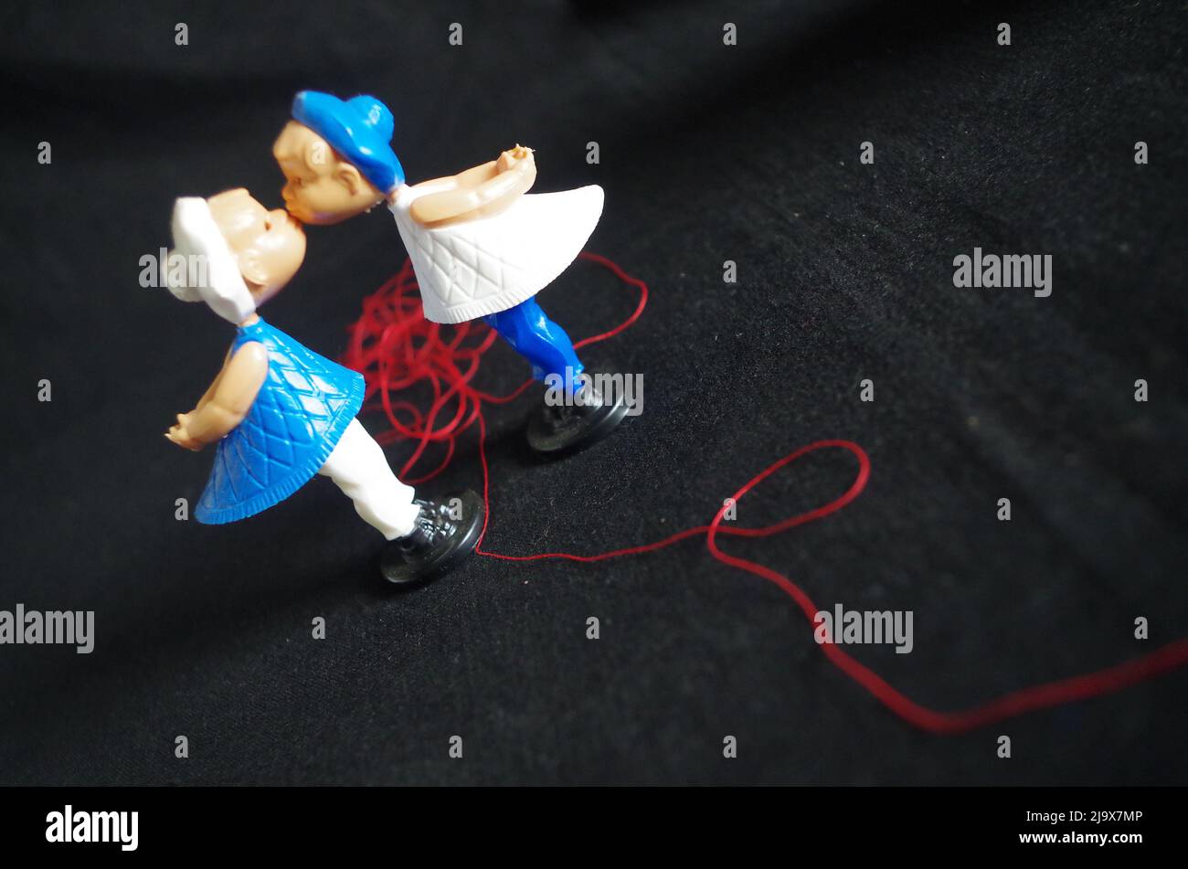 LGBT. Per attraversare la linea rossa. Foto Stock