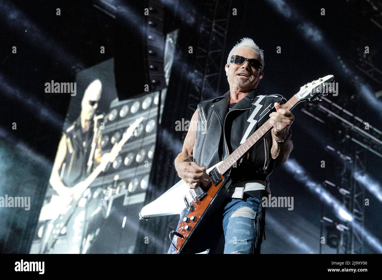 Italia 23 Maggio 2022 Scorpioni - il Rock Believer World Tour 2022 50th Anniversary - Live at Arena di Verna © Andrea Ripamonti / Alamy Foto Stock