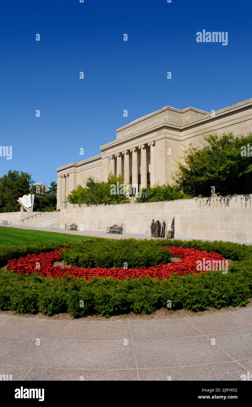Il museo d'arte Nelson-Atkins a Kansas City, Missouri, USA Foto Stock