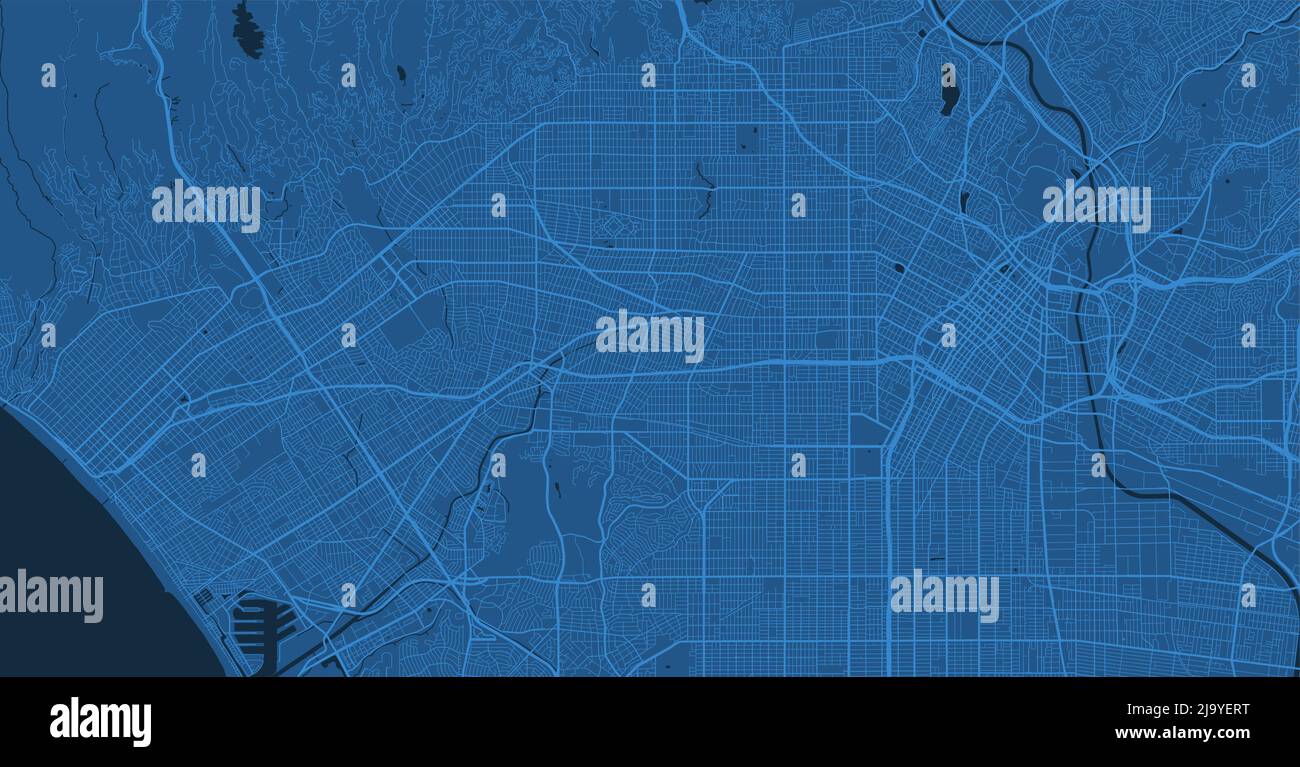 Mappa di los angeles immagini e fotografie stock ad alta risoluzione
