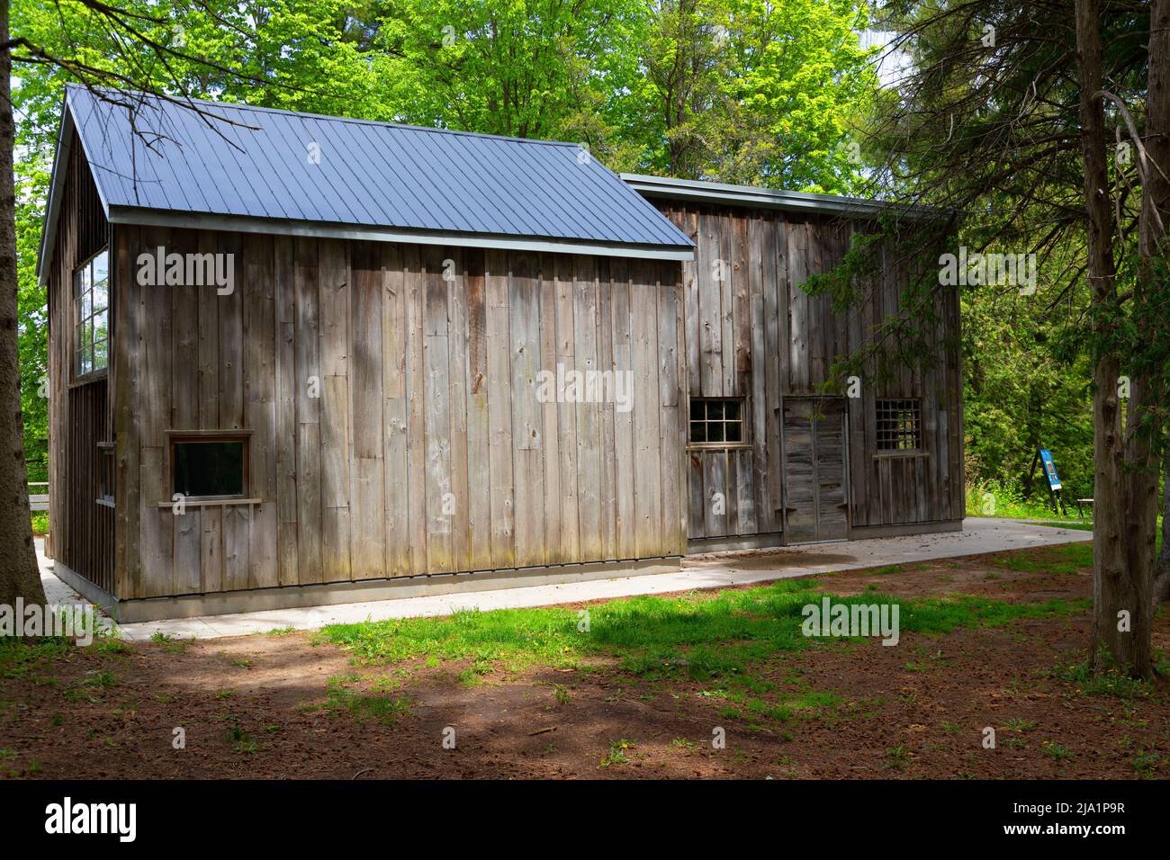 McMichael Canadian Art Collection Kleinburg Ontario Canada Art Gallery. Tom Thomson Shack. Foto Stock