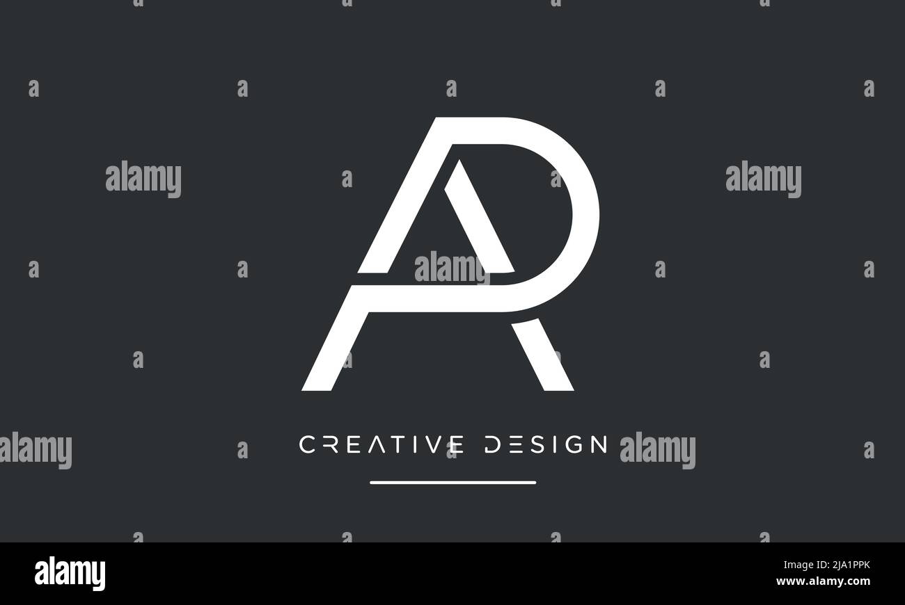 PA, AP, P o A lettere alfabetiche logo astratto Monogramma Illustrazione Vettoriale