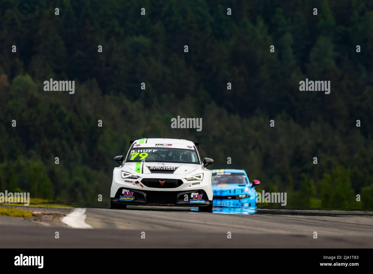 Nurburg, Germania - 26/05/2022, 79 HUFF Rob (GBR), Zengo Motorsport, CUPRA Leon Competicion, azione durante il WTCR - gara di Germania 2022, 2nd round della FIA World Touring Car Cup 2022, sul Nurburgring Nordschleife dal 26 al 28 maggio a Nurburg, Germania - Foto: Florent Goods/DPPI/LiveMedia Foto Stock